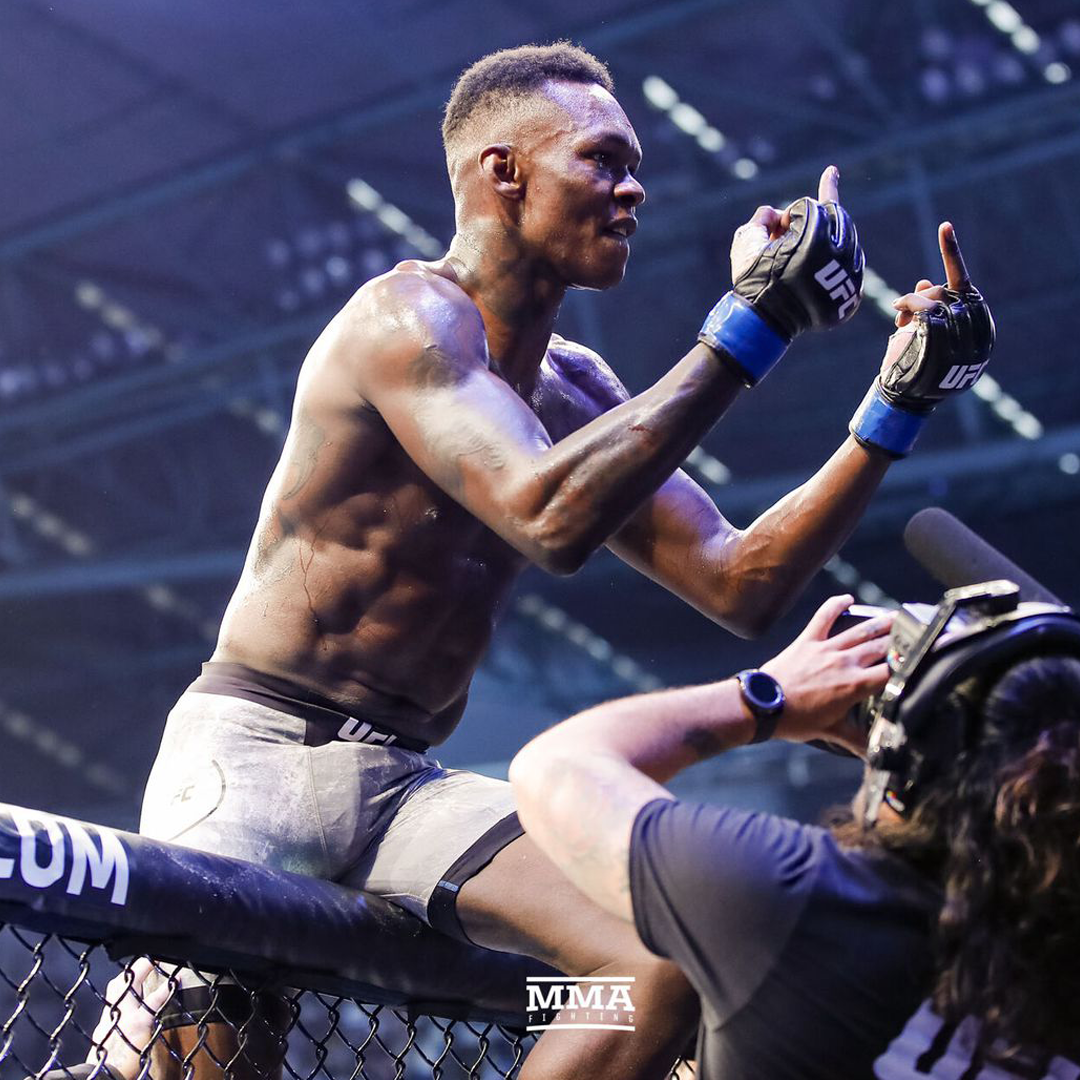 Adesanya On Cage
